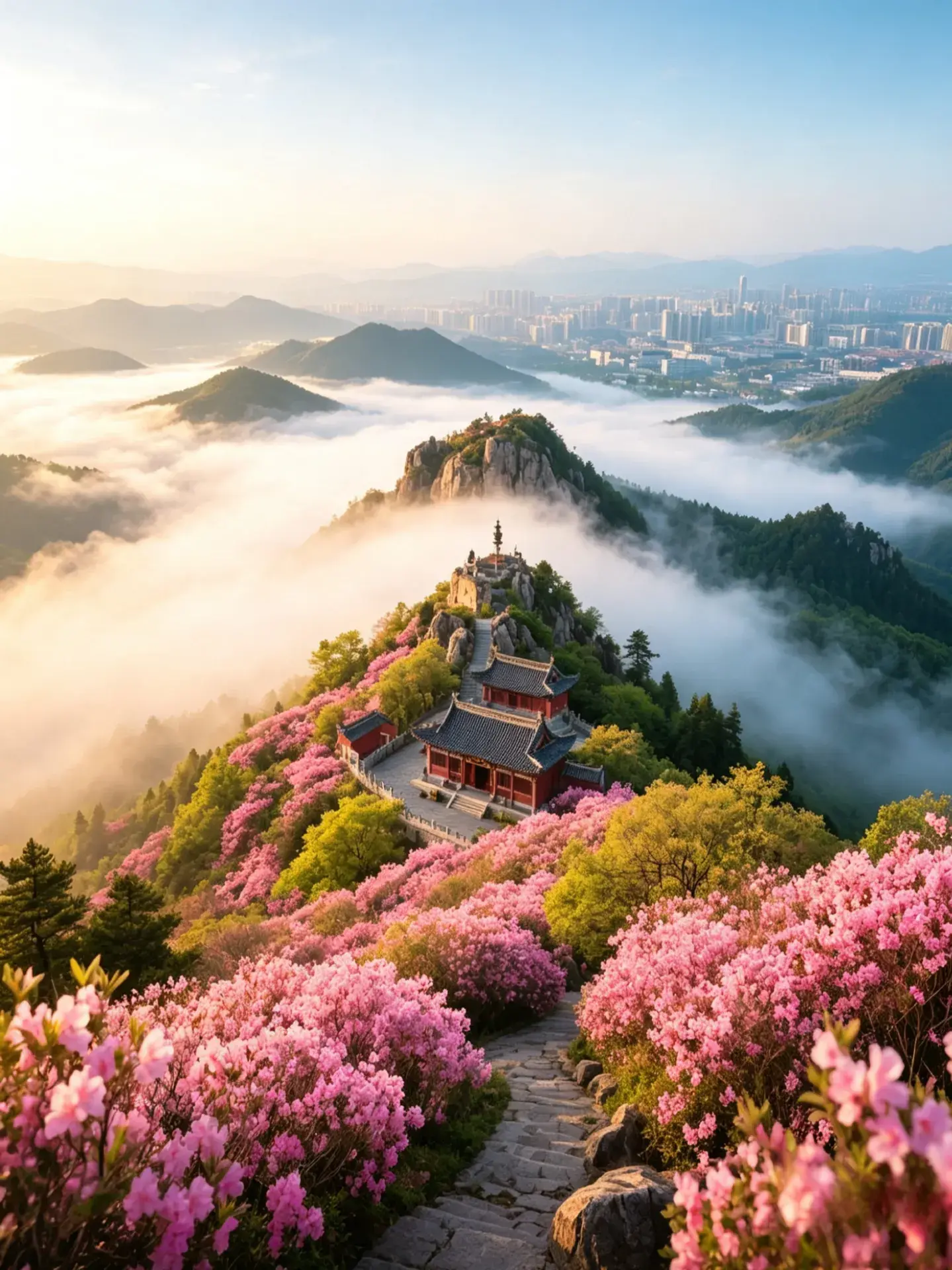 Liaoning May Hiking Guide｜10 Mountains with Seas of Flowers and Hidden Wonders to Own Your Spring  
Spring arrives late in Northeast China, but it hides the wildest romance——