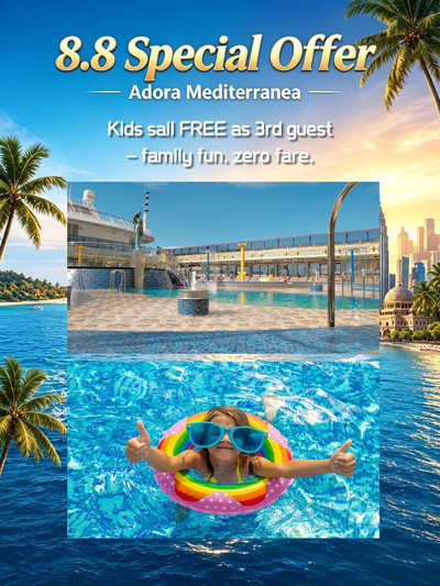 🔥 8.8 Adora Mediterranea のフラッシュ セール! 🚢✨ | Trip.com