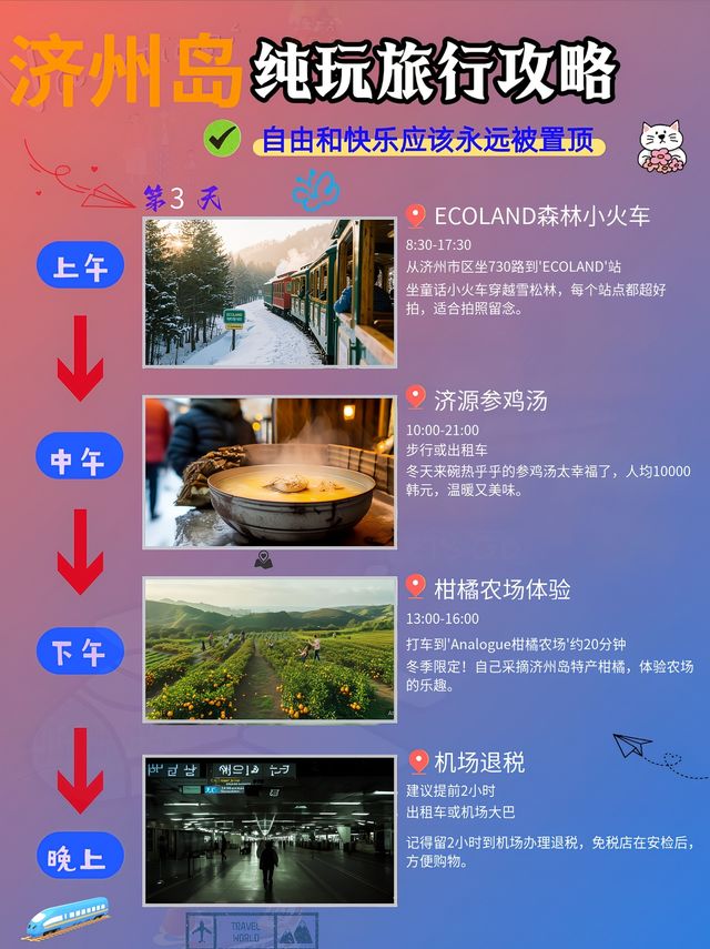 濟州島3天2夜冬季攻略|2000元搞定學生黨窮遊
