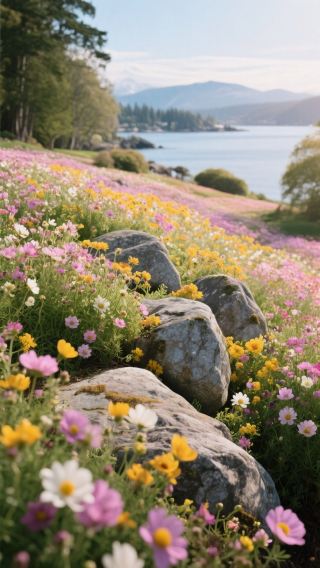 Wow! West Vancouver, a sea of ​​beautiful spring flowers springing from the rocks
Dear babies, spring is here. If you haven't gone to meet a sea of ​​flowers yet, you're really disappointed