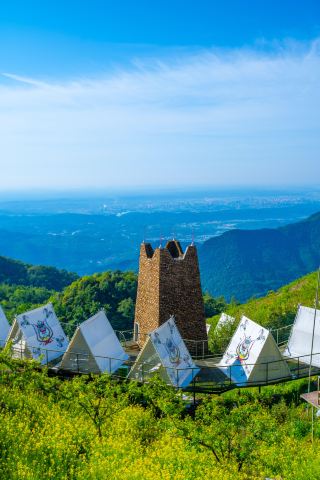 주황산 2박 3일 일정! 여름철 기온은 최고 21℃까지 올라갑니다.