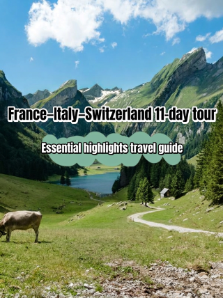 11日間でフランス・イタリア・スイスを遊び尽くす！旅程を完全公開