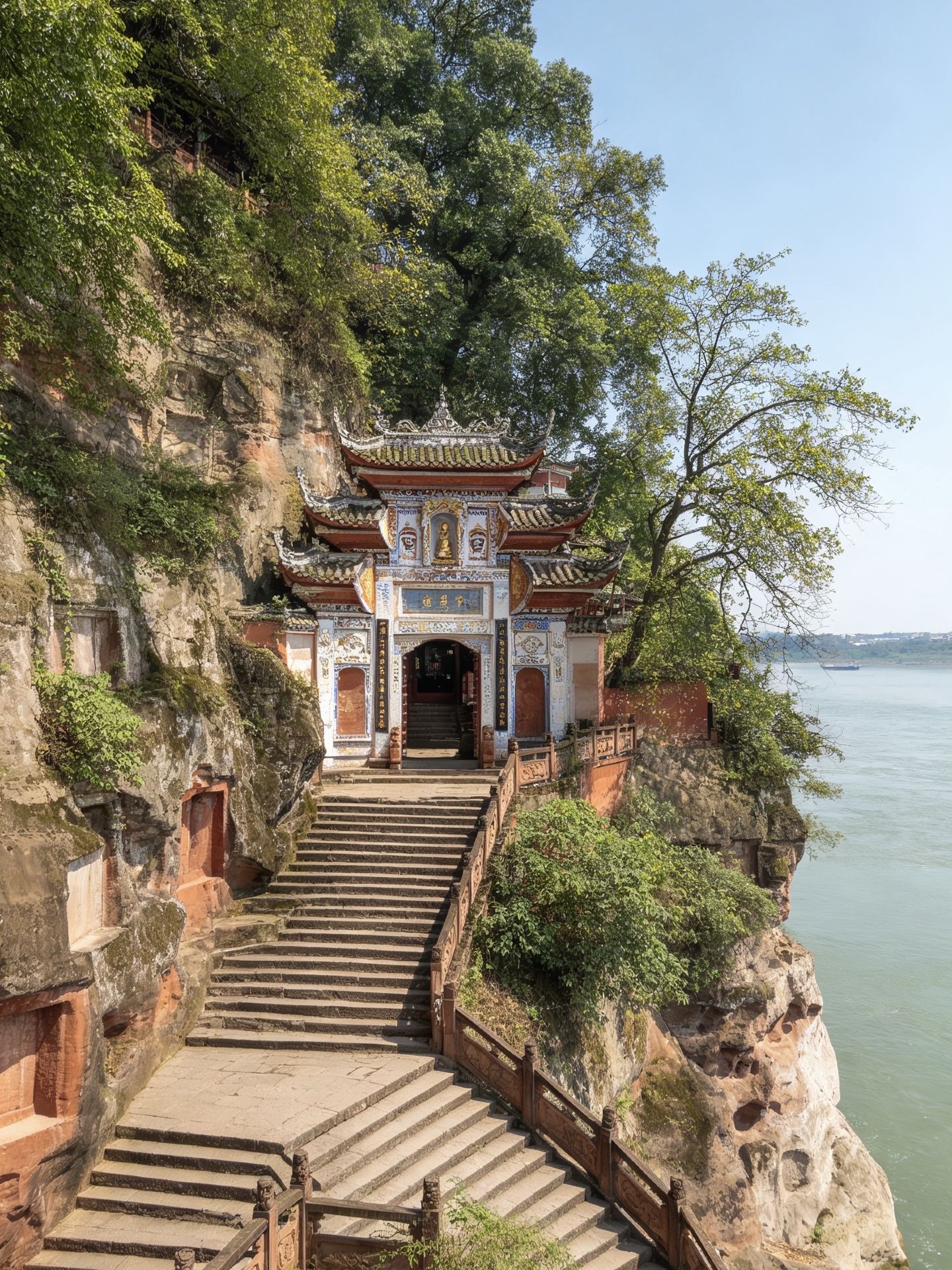 Nếu bạn đến thăm tượng Phật khổng lồ Leshan vào tháng 9 hoặc tháng 10, xin đừng mang theo bất kỳ loại quần áo nào!