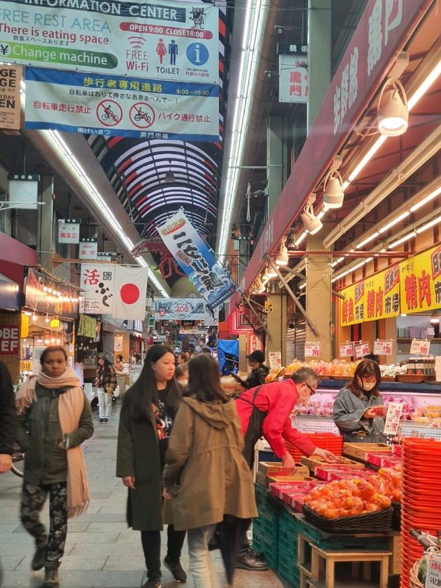 Kuromon Market Osaka Japan 🇯🇵