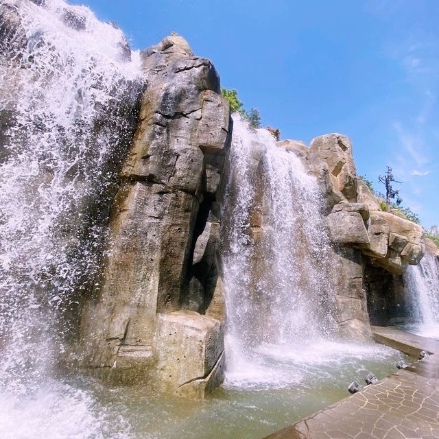 🌊 인천 계양산 아라뱃길의 인공폭포 아라폭포