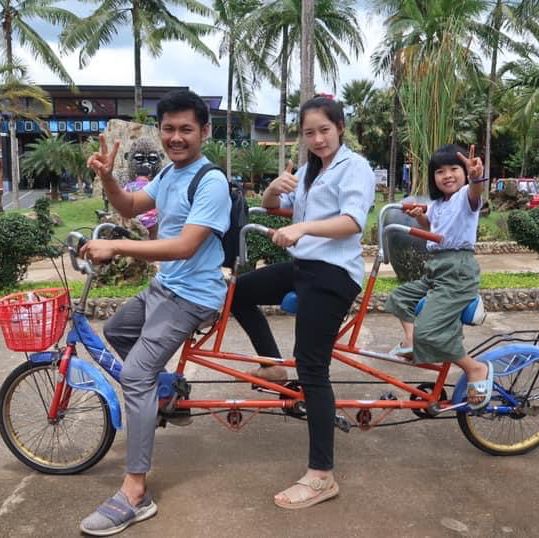 🌲ไร่เตรยาวรรณ🌲🚴‍♂️ ปั่นจักรยานกลางสวน