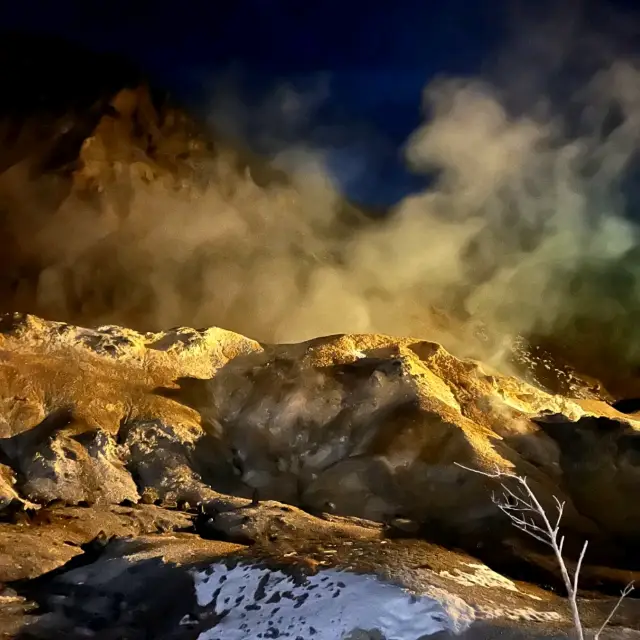일본 홋카이도의 부글부글 화산 [노보리베츠 지옥계곡]