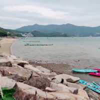 冬天海面，美好的一道風景！