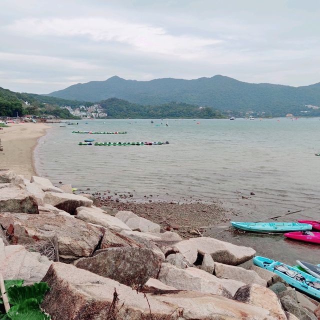 冬天海面，美好的一道風景！