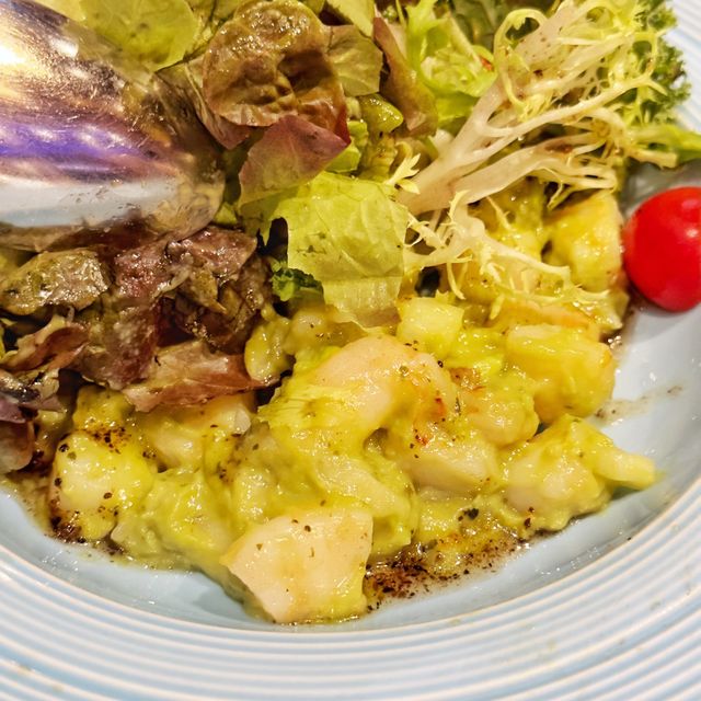 超正嘅😍芝士🧀️焗龍蝦🦞意大利飯😋