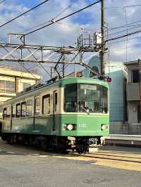 슬램덩크의 배경이 된 가마쿠라코코마에 철도 건널목🌊🚃