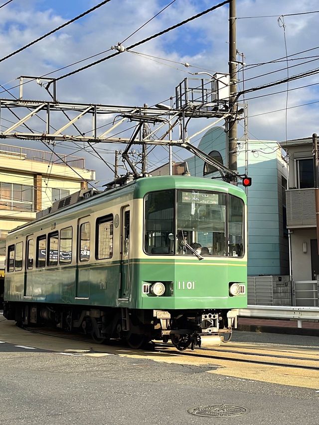 슬램덩크의 배경이 된 가마쿠라코코마에 철도 건널목🌊🚃