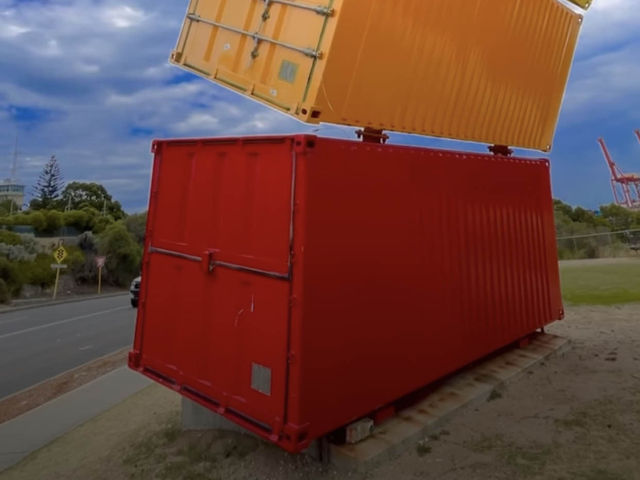 珀斯景點 🌈 Rainbow Sea Container 👣 Fremantle街頭藝術品 🫧 打卡必到的彩虹貨櫃