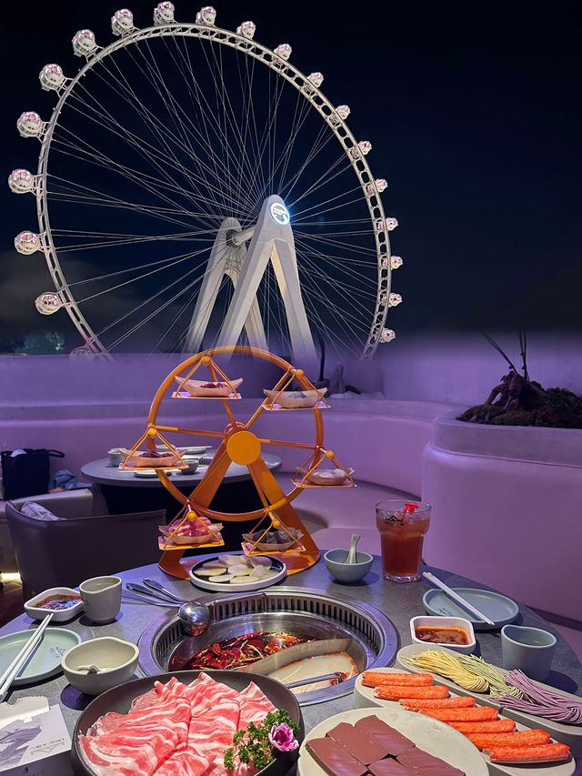 摩天輪🎡下的超浪漫火鍋🍲 歡樂港灣🎈故里和山