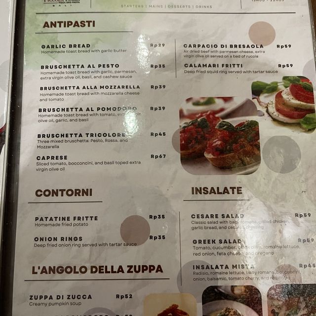 峇里島好吃的義大利料理 Piccola Italia