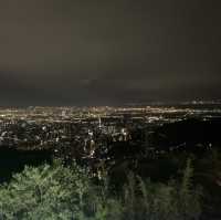 台北陽明山景觀餐廳看夜景