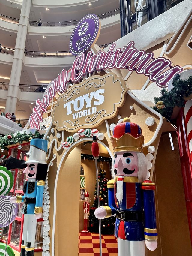 Colourful Christmas Decorations at Suria KLCC