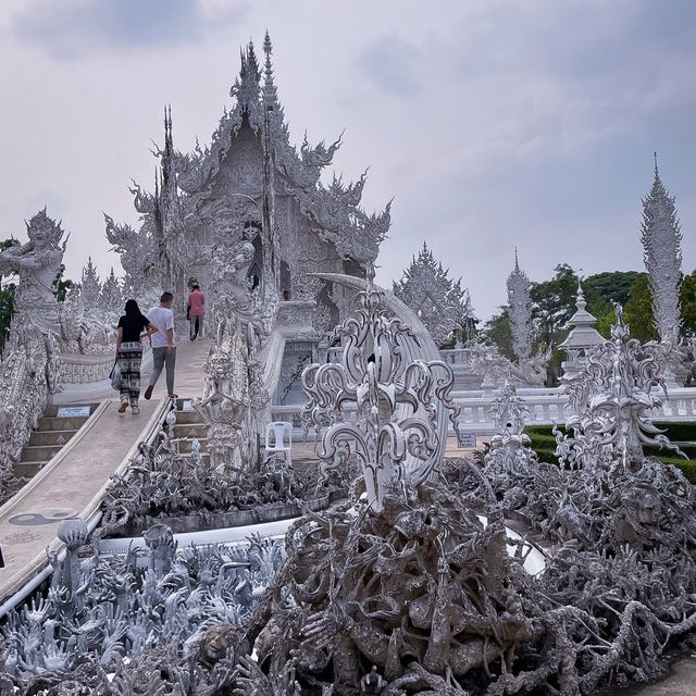 The beautiful of Wat Rong Khun - White temple