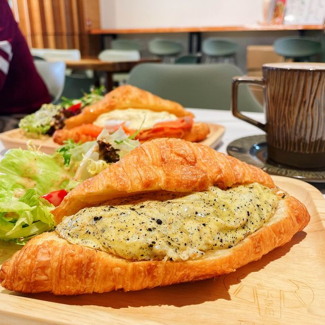 天水圍濕地公園台式Cafe🥐牛角包天堂