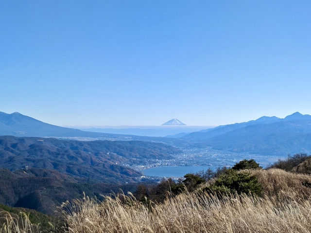 The Mt. Fuji in distance! 