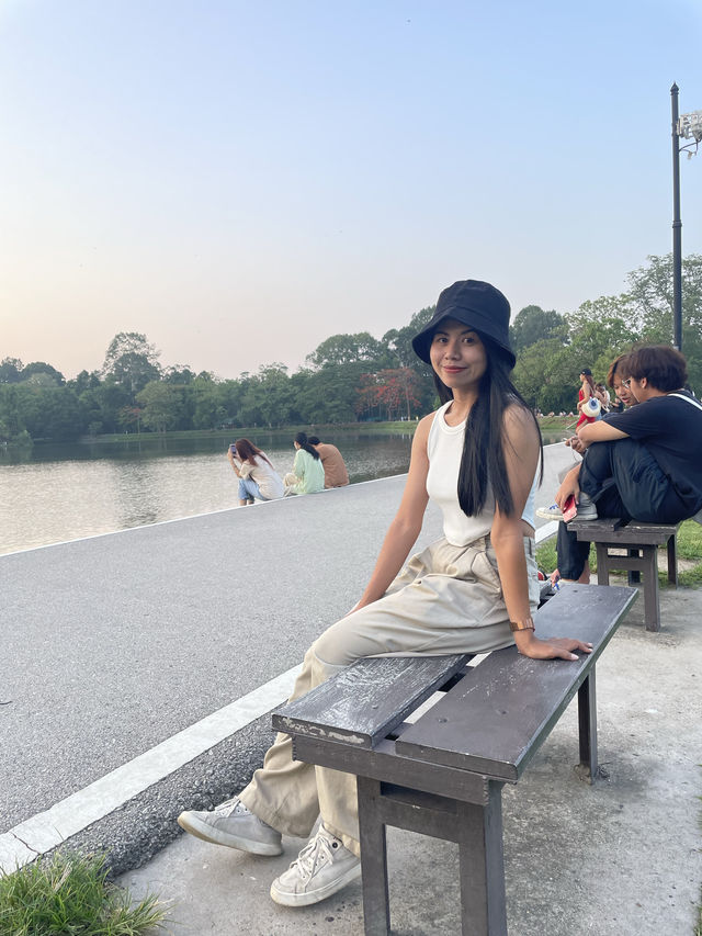 เดินชิวที่อ่างแก้ว มช.