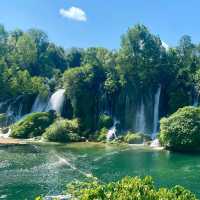 Enchanting Encounter at Kravice Waterfall in Bosnia 