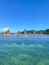 【和歌山】の絶景スポット、橋杭岩の魅力🏞️✨