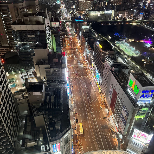 「大阪」萬豪都酒店，與天比高