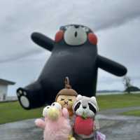 熊本熊八代港郵輪碼頭尋找海量部長🥰