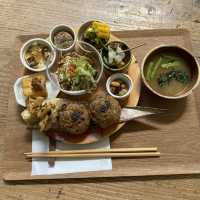 体に優しいヴィーガンランチプレート