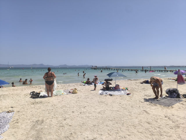 Alcudia beach, Port d'Alcudia 예쁜 바닷가