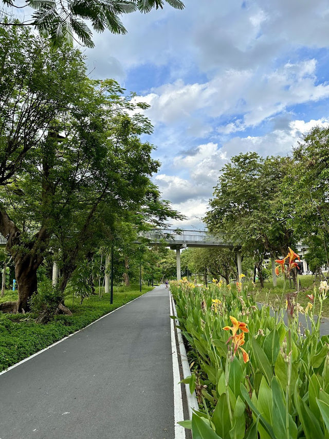 🌻🌳 สวนเบญจกิติ