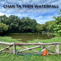 กางเต็นท์สัมผัสธรรมชาติ🌳ฝนพรำๆริมน้ำตกใกล้กรุงเทพ