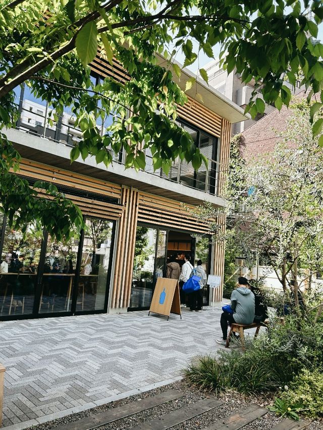 藍瓶咖啡澀谷公園店-等待慢下腳步的旅人