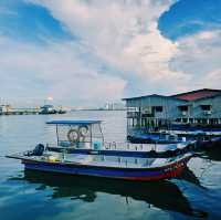 馬來西亞檳城喬治城著名標誌性景點:姓周橋Chew Jetty，拍照📸打卡好去處