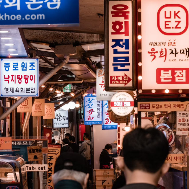 夜探韓國夜市——享受熱鬧街頭的美食與風情