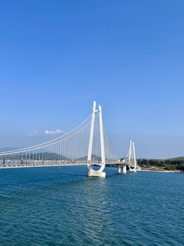 🌉 낮과 밤의 감성적인 현수교 풍경을 보며 ✨데이트하기 좋은 야외데이트명소✨