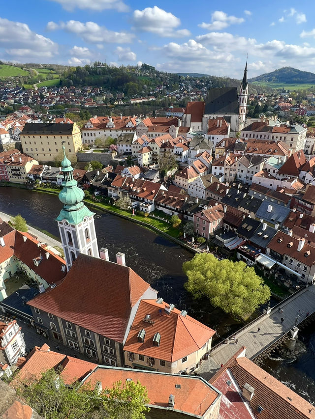 Spectacular view from the top of the tower