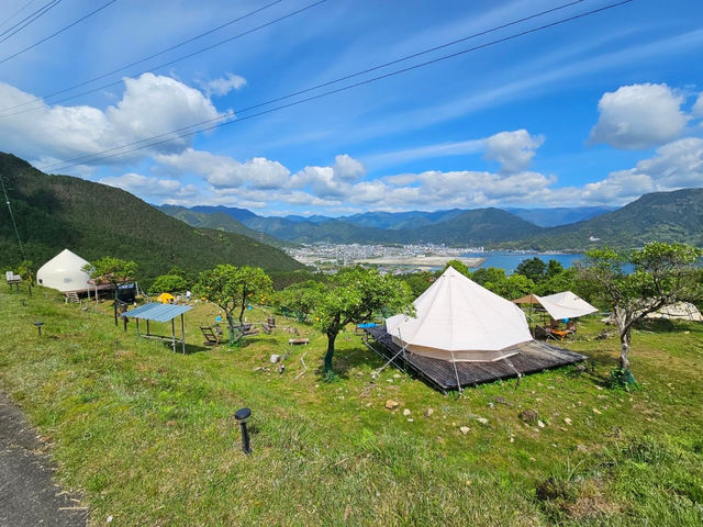 【三重】尾鷲の街を一望✨素敵なキャンプ場！