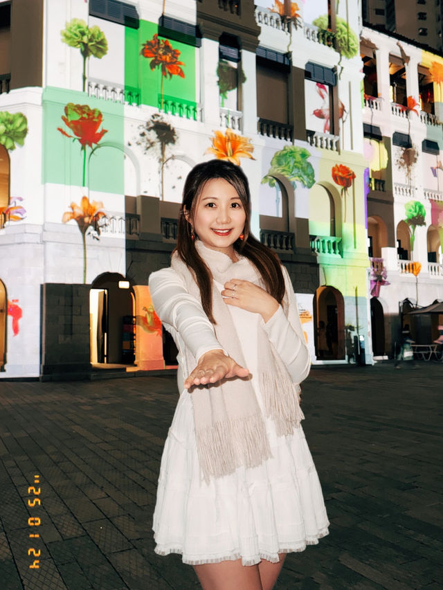 浪漫 「綻放大館」🌠 立體光雕投影匯演✨超多花