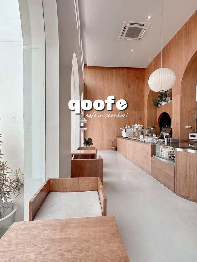 คาเฟ่สระบุรีสุดมินิมอล qoofe ☕️🍞