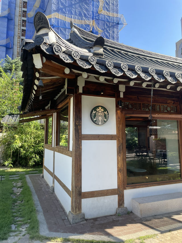【韓国】築100年以上の韓屋スタバ🇰🇷 【韓国】築100年以上の韓屋スタバ🇰🇷