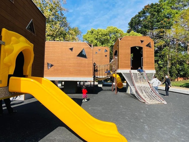 嘉義公園 遛小孩必訪‼️三大特色遊戲場一次滿足 太空城堡、樹屋尋寶好玩又好拍
