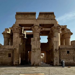 A Morning at Kom Ombo: Where Crocodiles and Falcons Reign