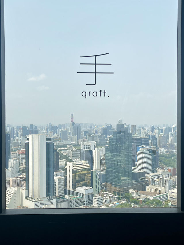 Qraft คาเฟ่ชาเขียววิวมหานคร สูงงง ~ 