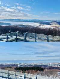【北海道】網走天都山流冰館：俯瞰鄂霍次克海和世界自然遺產知床連峰