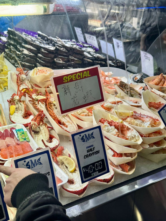 南墨爾本市場即食新鮮生蠔🦪
