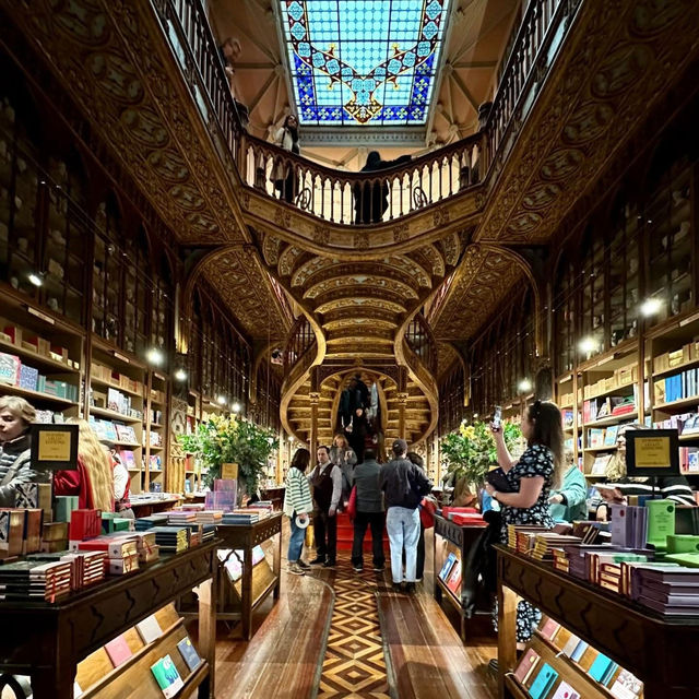 A Stairway to Stories: Enchanted Moments at Livraria Lello