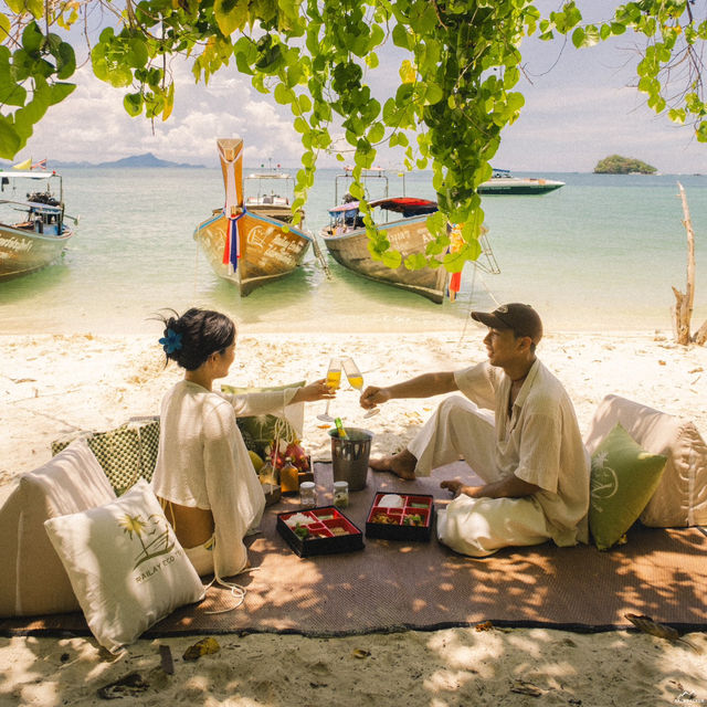 ล่องเรือทัวร์ 4 เกาะกระบี่ ถ่ายรูปสวยมาก 🏝✨
