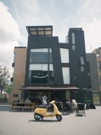 元朗新單橦村屋咖啡店|超大戶外空間寵物友善
